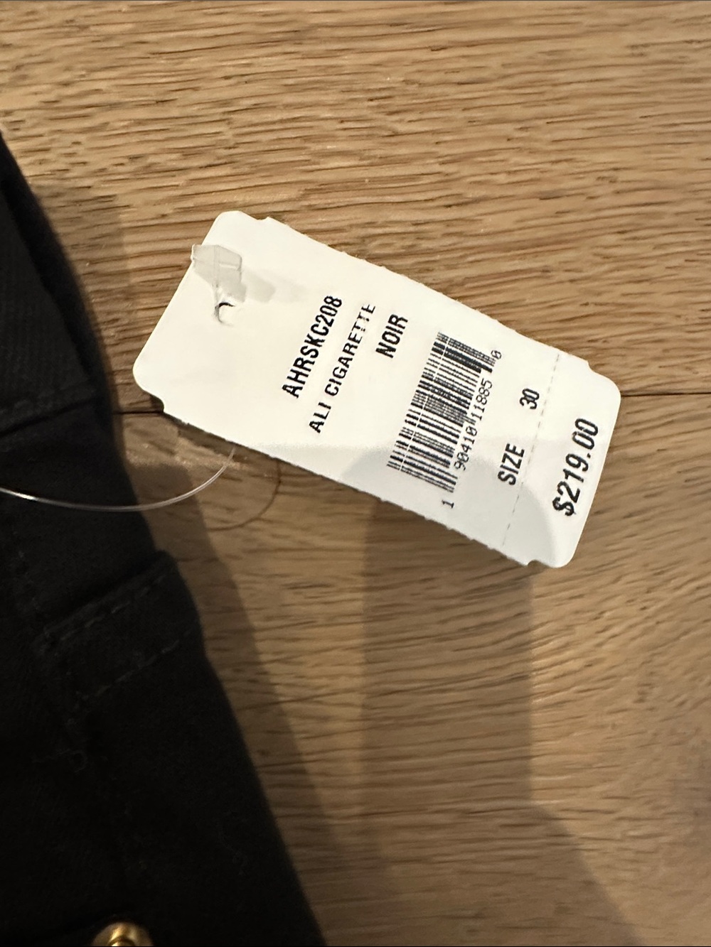 Frame Denim Black Skinny Jeans - High Rise Slim Fit - Picture 3 of 3